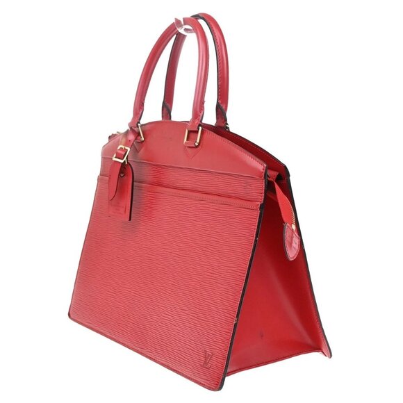 LOUIS VUITTON LV Logo Riviera Hand Bag Epi Leather Red France M48187 36YH416 - Picture 2 of 16